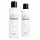 Two bottles of Zadig & Voltaire Zadig Shower Gel for Her, 200ml each, with white minimalist design and black caps are displayed on a plain white background.