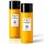 Two yellow cylindrical bottles of 2x Acqua di Parma Barbiere Shaving Gel for Men, 145g each, stand upright on a white surface.