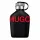 The Hugo Boss Just Different EDT Spray, 75ml, comes in a matte black bottle with a silver cap and rope accent, featuring bold red "HUGO" lettering on the front.
