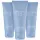 Two blue tubes of Jimmy Choo Man Aqua Shower Gel Body Wash for Men, 100ml each, are standing upright against a white background.
