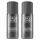 Two bottles of Clinique For Men Antiperspirant Deodorant Roll-On 75ml stand side by side on a white background.