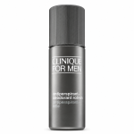 Two cylindrical gray bottles of Clinique For Men Antiperspirant Deodorant Roll-On 75ml, each featuring white text and a ribbed cap, stand upright on a white background.