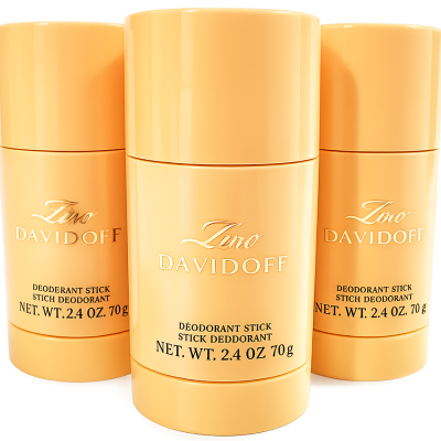 Two Zino Davidoff deodorant sticks for men, each 75ml, standing upright with labels facing forward on a white background.