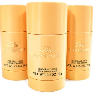 Two Zino Davidoff deodorant sticks for men, each 75ml, standing upright with labels facing forward on a white background.