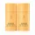Two cylindrical yellow sticks of Davidoff Zino Deodorant for Men, each 75ml, are standing upright side by side on a white background.