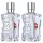 Two identical bottles of Diesel D by Diesel Eau de Toilette Spray for Men, 30ml, featuring clear glass with "DIESEL" embossed vertically, silver caps, and a small red accent on each bottle, displayed against a white background.