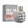 A bottle shaped like a clenched gray fist stands beside a matching box labeled "Diesel Only The Brave Street EDT Spray for Men, 50ml" in bold white and orange letters.
