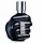 A 125ml bottle of Diesel Only the Brave Eau de Parfum spray for him, featuring a black glass design shaped like a clenched fist with a silver cap and "DIESEL" embossed on the side.
