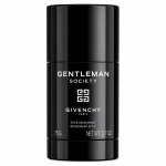 Givenchy Gentleman Society deodorant stick, 75g, in a sleek black cylindrical container with white text and the Givenchy logo.