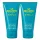 Three identical teal tubes of Hollister Wave 2 Shower Gel Body Wash for Men, each containing 3.4 fl oz (100 mL), are displayed side by side against a white background.