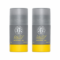 Three identical Roger & Gallet Cologne Twist unisex deodorant sticks, each 50g, with gray and yellow packaging, arranged side by side on a white background.