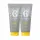 Three grey tubes of Roger & Gallet Cologne Twist Shower Gel, Unisex, 200ml each, with yellow caps, are standing upright side by side.