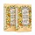 Two boxes of Panier des Sens orange blossom floral perfumed soap with orange and floral illustrations on the packaging.