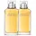 Two bottles of Davidoff Horizon Eau de Toilette 125ml Spray for men, featuring transparent glass and silver caps, are placed side by side on a white background.