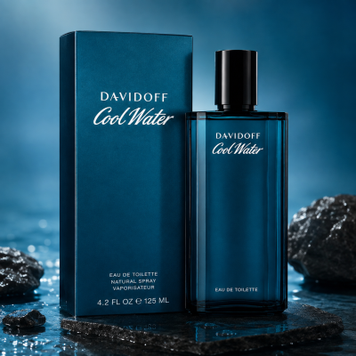 Davidoff Cool Water EDT for Men 125ml, Eau de Toilette Spray - Image 3
