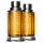 Two bottles of Hugo Boss The Scent Eau de Toilette for Men, 50ml each, stand side by side filled with amber liquid on a white background.