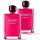 Two bottles of 2x Joop! Homme EDT for Men, 200ml Eau de Toilette Spray, featuring bright pink liquid and dark caps, are placed side by side against a white background.