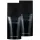 Two bottles of Issey Miyake Nuit d’Issey 75ml EDT Eau De Toilette Spray for Men, featuring dark gradient glass and black rectangular caps, are positioned side by side against a white background.