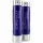 Two bottles of Paco Rabanne Ultraviolet Man EDT 100ml Spray, with blue glass and silver metallic caps, are standing upright on a white background.