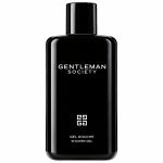 Set of three black bottles labeled “Givenchy Gentleman Society Shower Gel for Men, 200ml” with white text, displayed on a plain background.