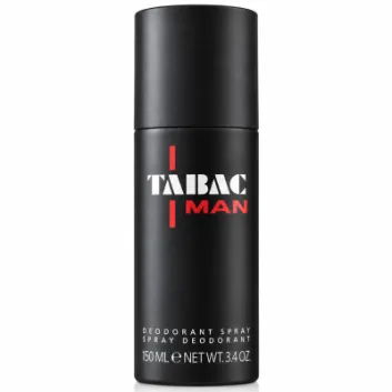 A set of three Mäurer & Wirtz Tabac Man Deodorant Sticks (75 ml each), featuring black packaging with white and red text, photographed against a white background.